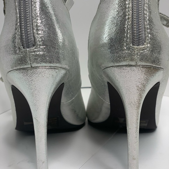 🎈 stiletto Silver Wear it once Size 6 👠 - Picture 3 of 9